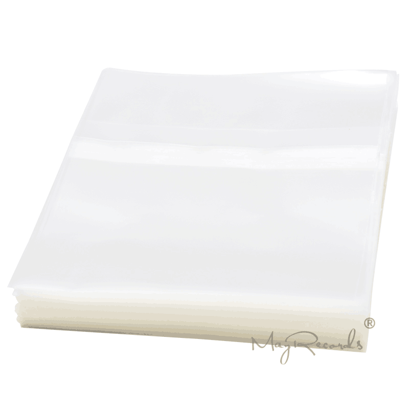 Mini LP SHM-CD Paper Cover Resealable OPP Outer Sleeves 50PCS