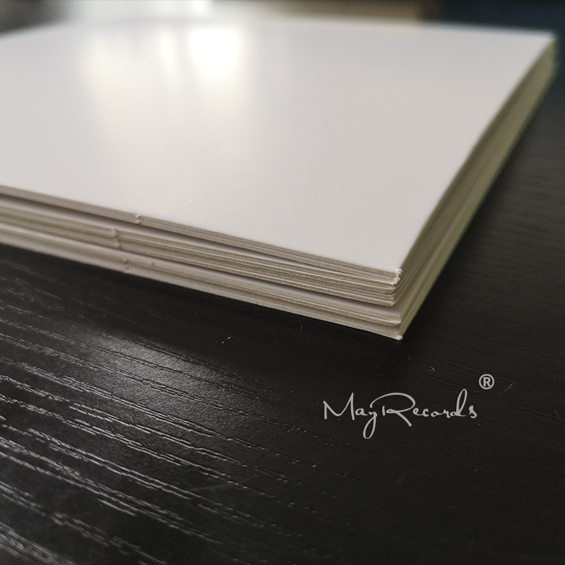 10PCS 7 Inch Record Vinyl EP Protection Board White Cardboard