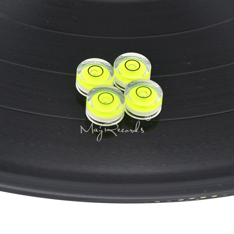 Phono High Accuracy Spirit Level Of Beads Arcylic Round Mini Bubble Level Tools Horizontal Instrument for Turntable