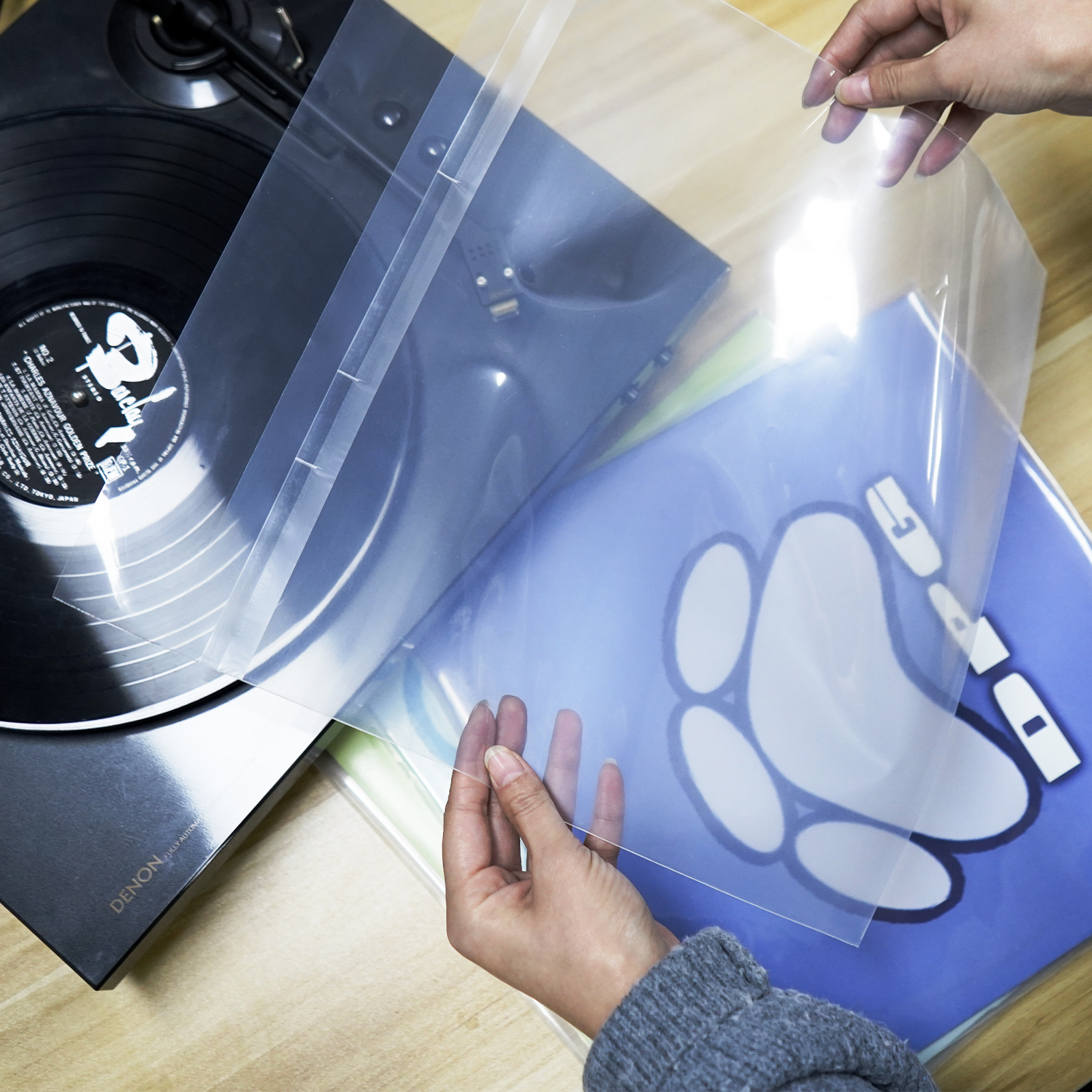 12'' LP Vinyl Record Thicken PE Resealable Outer Sleeves 20PCS 