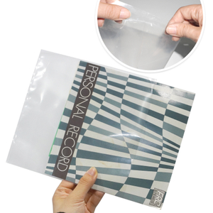 7 inch CPP Flat Open Top Outer Sleeves For EP 45 RPM Cover 50PCS